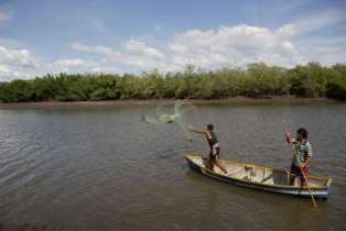 Fisherman in El Salvador